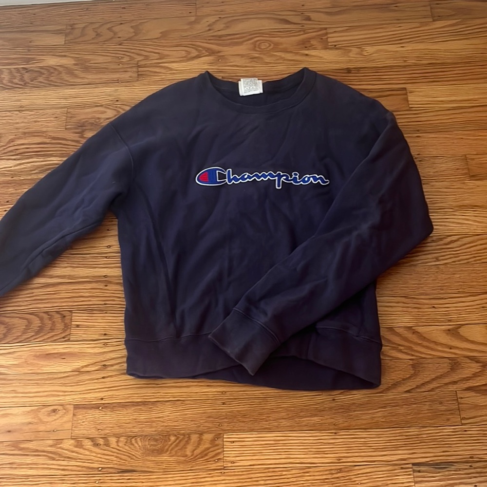 Blue Medium Champion Crewneck